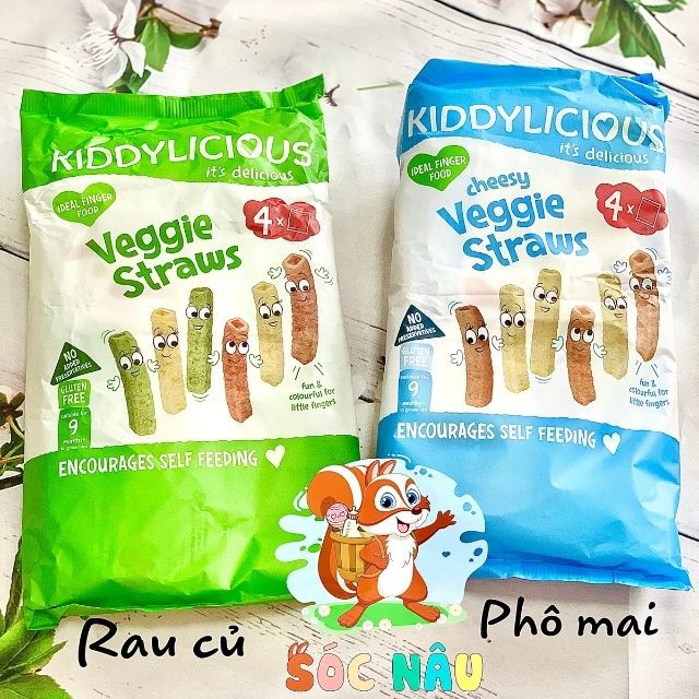 Bánh Que Ăn Dặm Kiddylicious Cho Bé 9m Nội Địa Anh, Bánh Không Chứa Sữa. date t9,10,12/2022