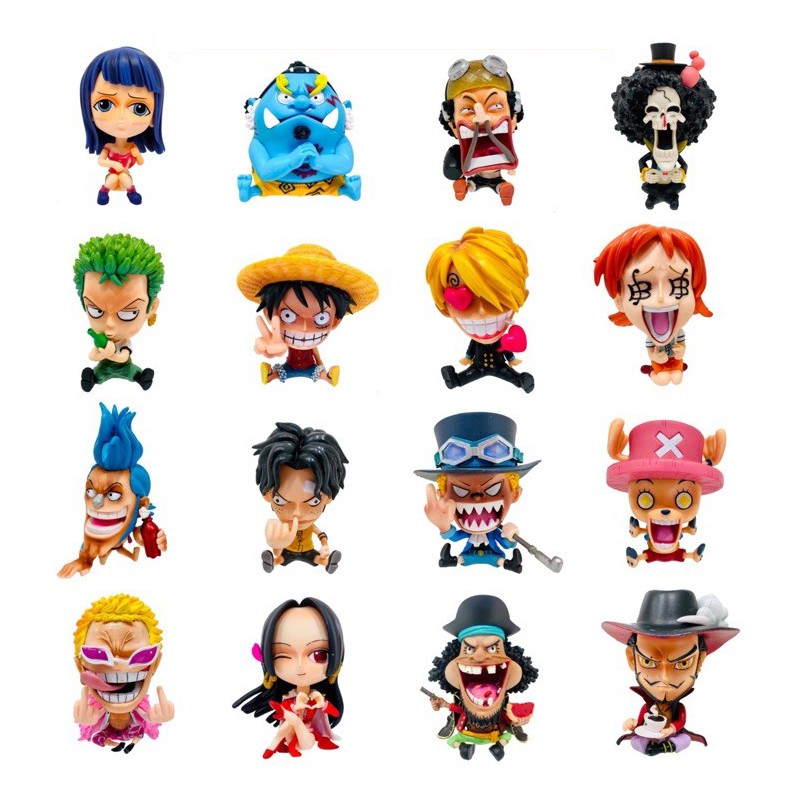 Mô hình One Piece Vua Hải Tặc 🔥FREE SHIP🔥 Mô hình nhân vật trong One Piece 10cm Luffy Zoro Nami Sabo Brook