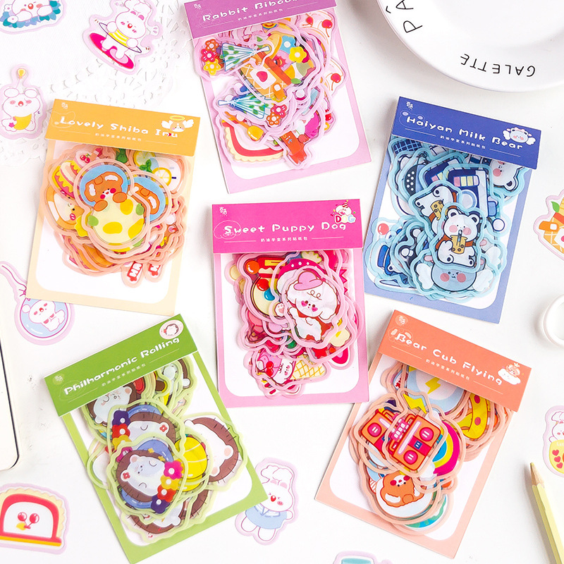 Set 40 Nhãn Dán Trang Trí Nhật Ký