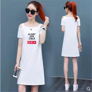 Váy suông hai dây trễ vai