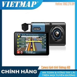 Camera hành trình ô tô vietmap A50 - Tặng kèm thẻ nhớ 16GB- thiết bị dẫn đường tốt nhất, camera hành trình thông minh
