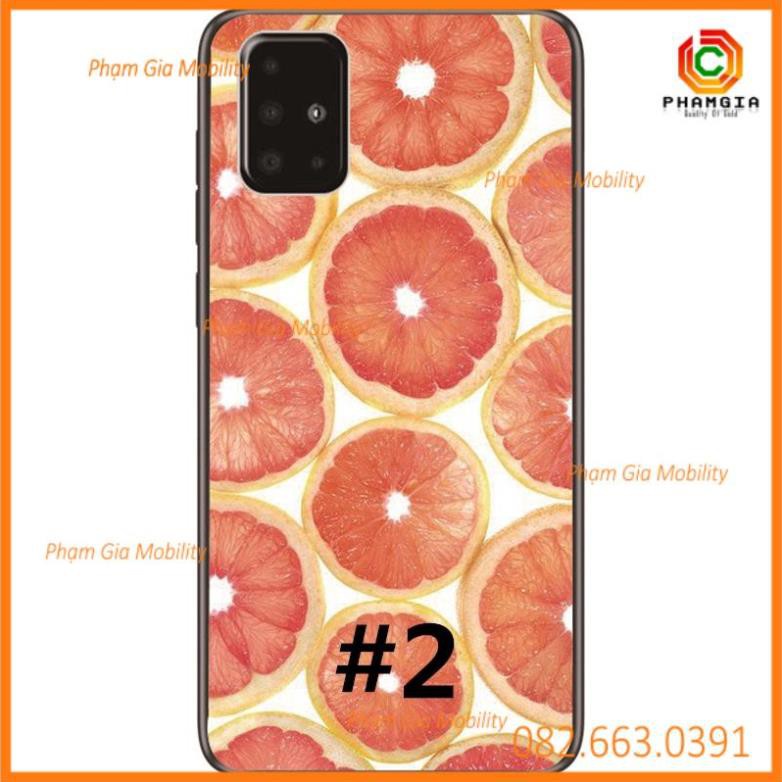 Ốp lưng in hình trái cây bắt mắt Samsung Galaxy A91/A81/A71/A51/A21/A01 / Note 10 Lite/S10 Lite