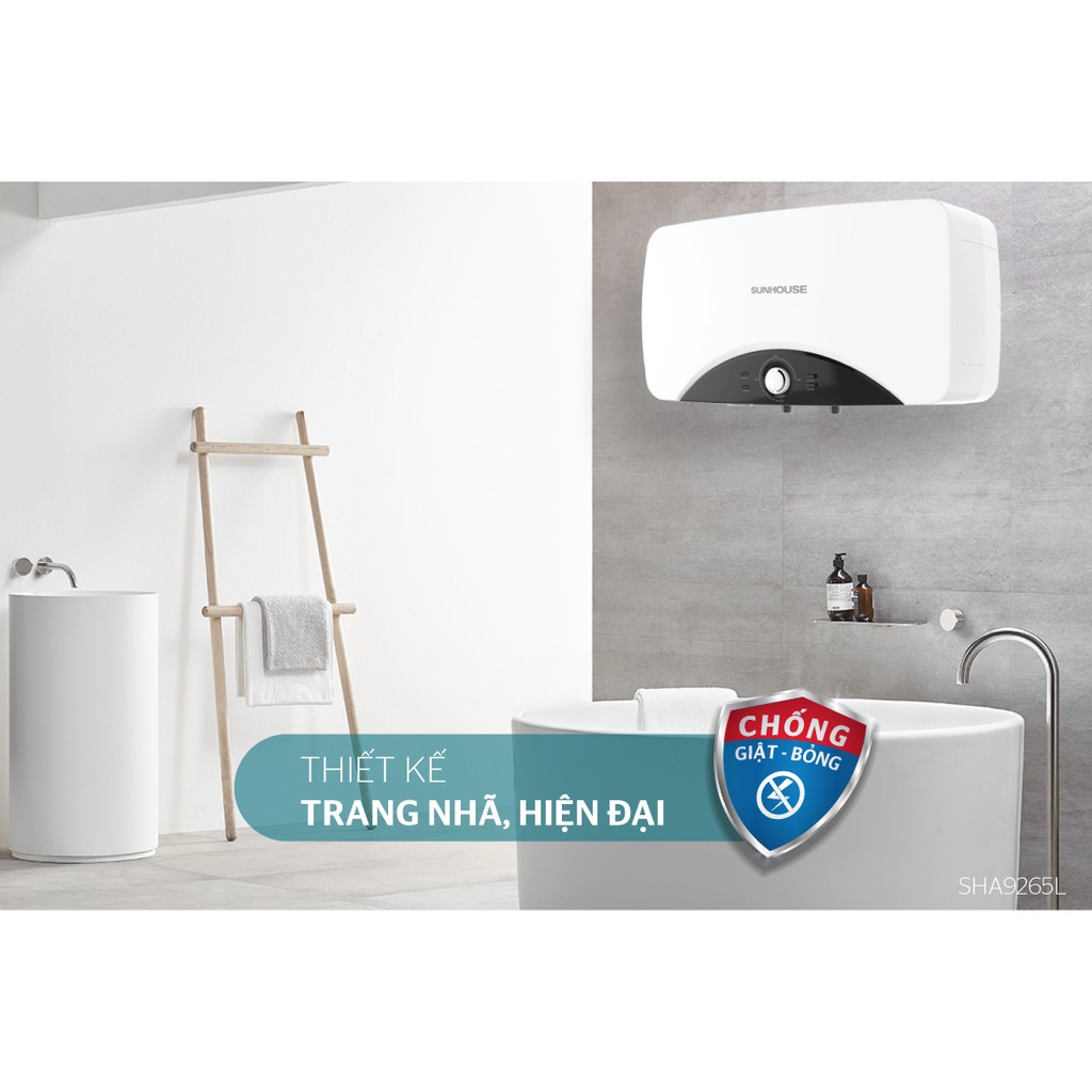 Miễn phí công lắp đặt_ Bình tắm nóng lạnh 20L SUNHOUSE SHA9265L