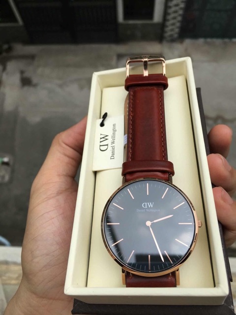 Đồng Hồ Nam Nữ Daniel Wellington - Classic Black Sheffield