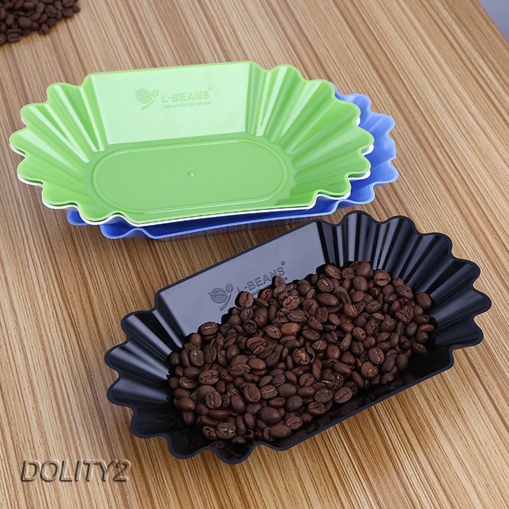 Set 2 Khay Đựng Ly Cà Phê Hình Oval