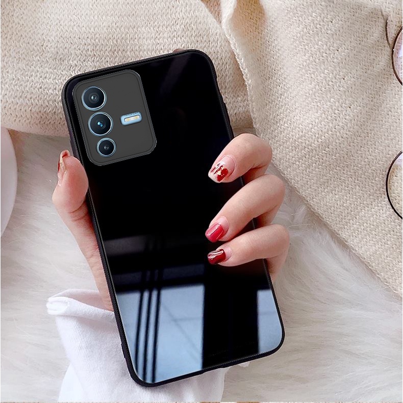 Ốp Lưng VIVO V23 5G Mặt kính gương sáng bóng cao cấp
