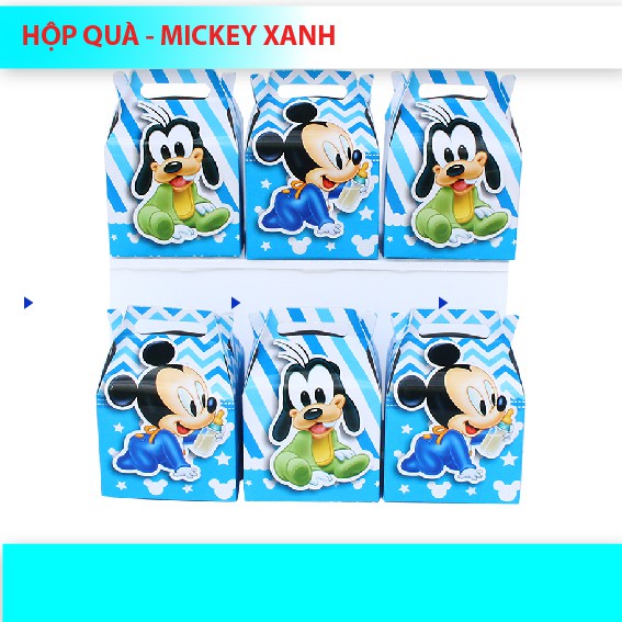 Hộp quà giấy dành cho bé trai SET 6 cái