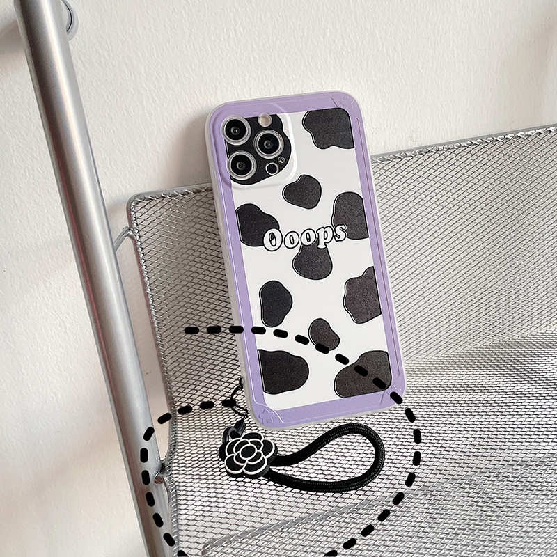Dây đeo điện thoại / chìa khóa / ví bằng nylon chống thất lạc họa tiết hoa xinh xắn dễ thương
