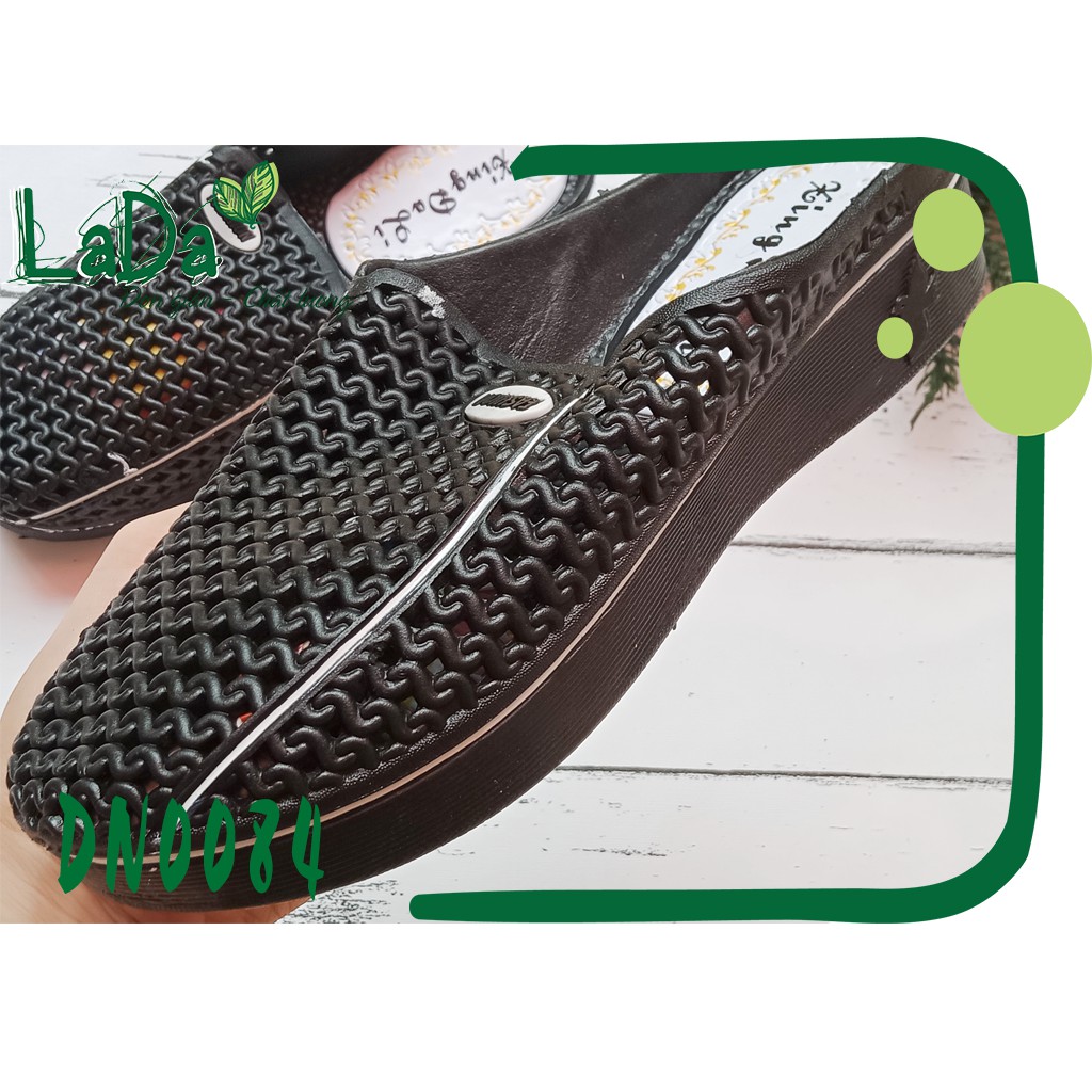 Dép Nhựa Bít Đầu Nữ Có Lỗ Thông Hơi