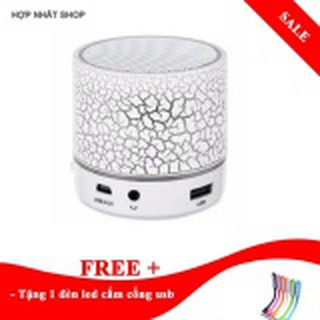 Loa bluetooth hld-600 có đèn led nháy theo nhạc + tặng đèn led usb - lkl.1048