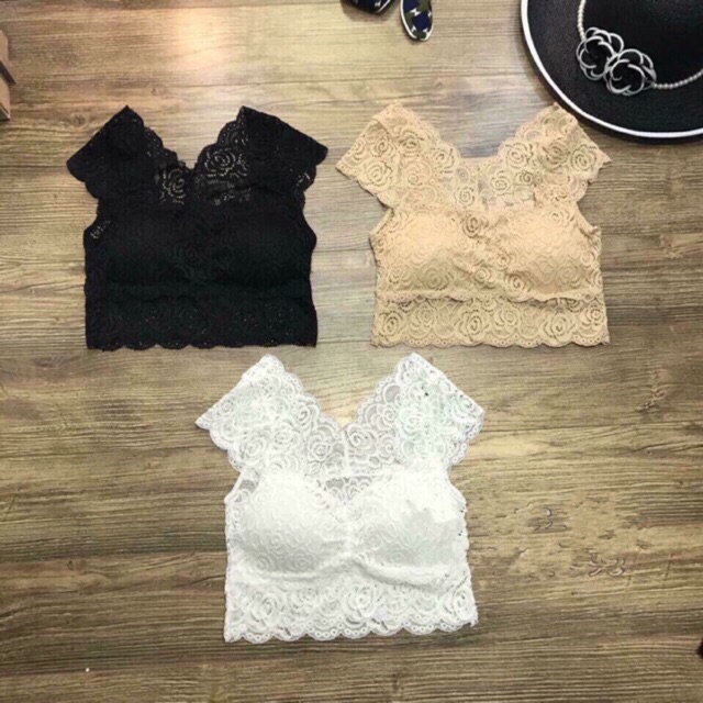 Áo Bra Ren Croptop