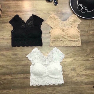 Áo Bra Ren Croptop