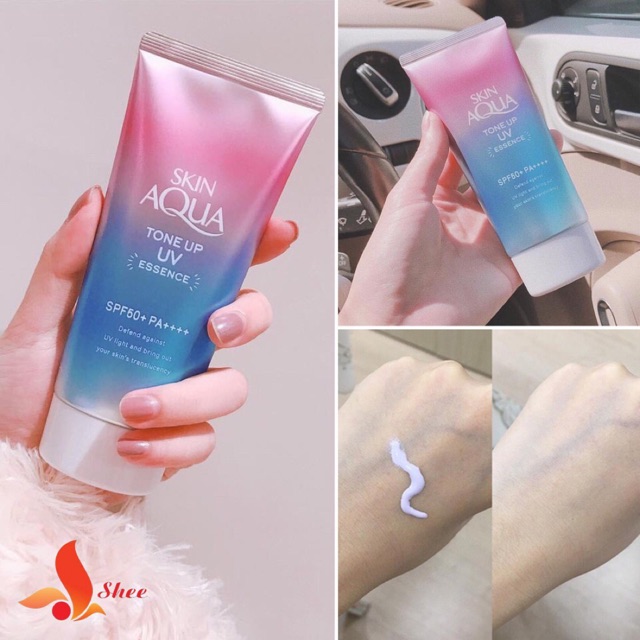 Kem chống nắng Skin Aqua Tone up SPF 50+ Nâng tone, làm trắng da, điều chỉnh