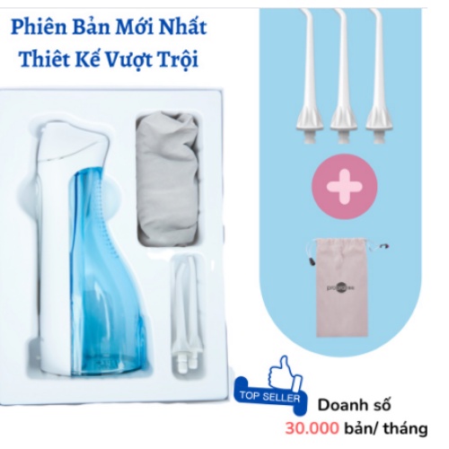 (QUÀ TẶNG 100%) Máy Tăm Nước Prooral 5025 làm sạch răng miệng hiệu quả, đặc biệt cho người niềng răng và hôi miệng.