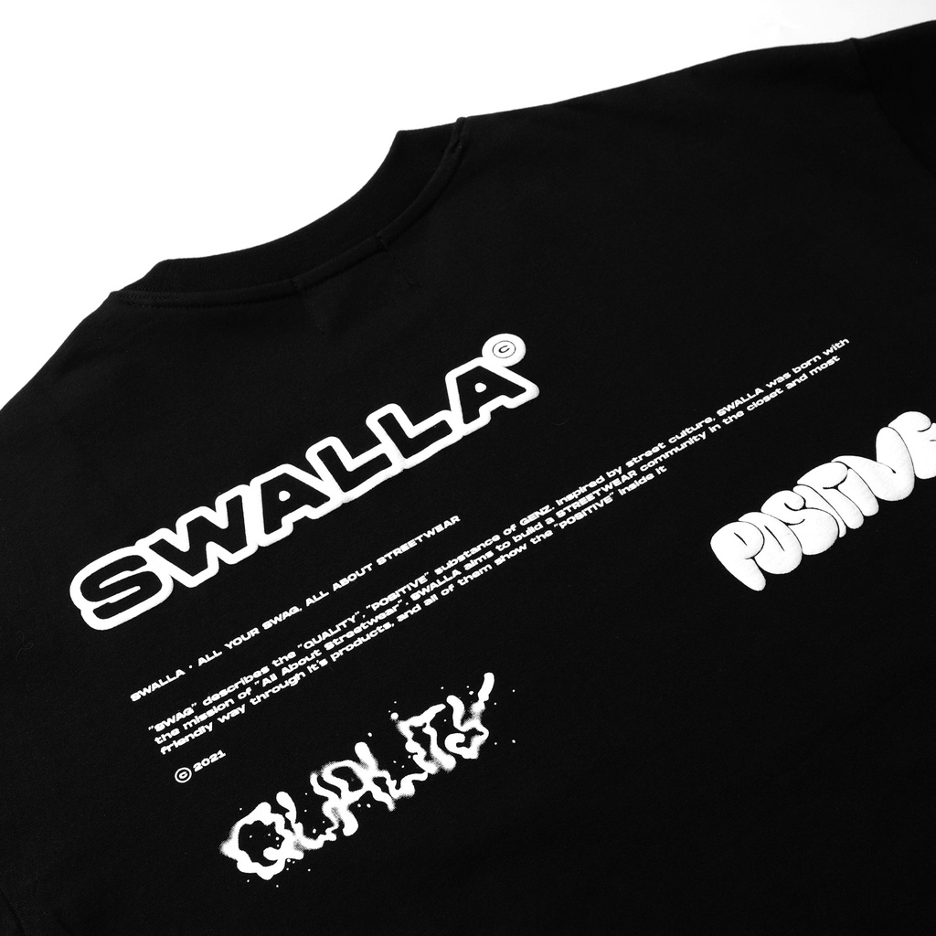 Áo thun unisex SWALLA STAIIROF 100% PREMIUM COTTON - LOCAL BRAND chính hãng