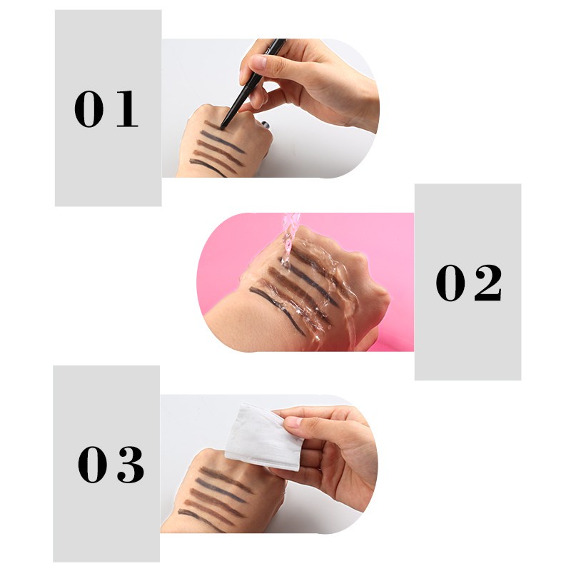 Đầu lông mày có màu nâu dài không thấm nước.