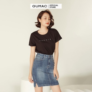 Chân Váy jeans nữ xẻ lai VJA995 GUMAC
