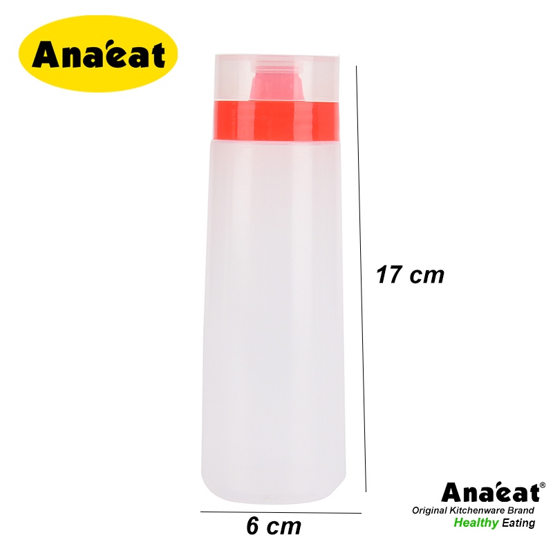 Bình nhựa ANAEAT dạng bóp 4 lỗ làm rau trộn tiện lợi cho nhà bếp