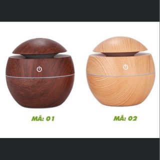 Máy Xông Tinh Dầu Vân Gỗ Mẫu Mới