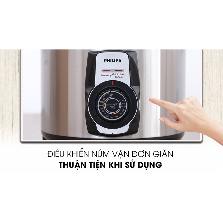 Nồi Áp Suất Điện Philip HD2103/66 5 lít - chính hãng bảo hành 2 năm