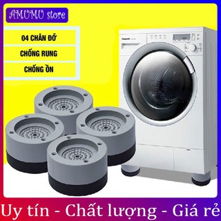 [TẶNG QUÀ 0Đ] Bộ 4 miếng đệm cao su lót chân máy giặt chống rung chống ồn..