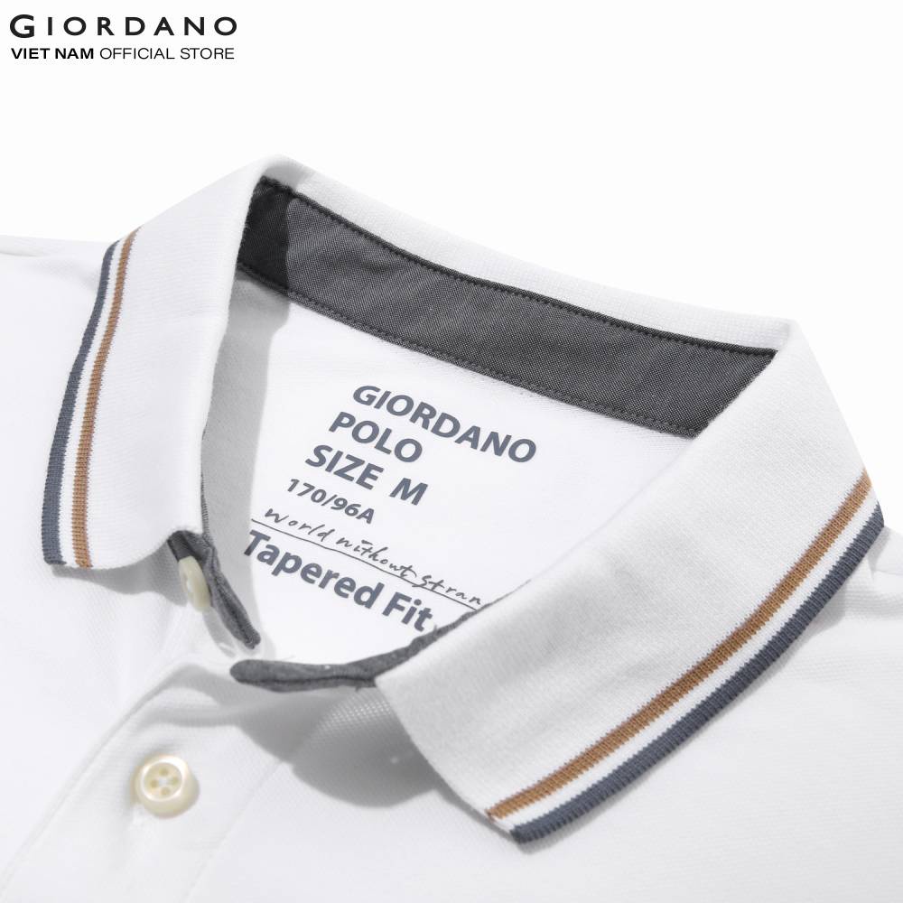 Áo Thun Nam Có Cổ Giordano Classic Polo 01011260