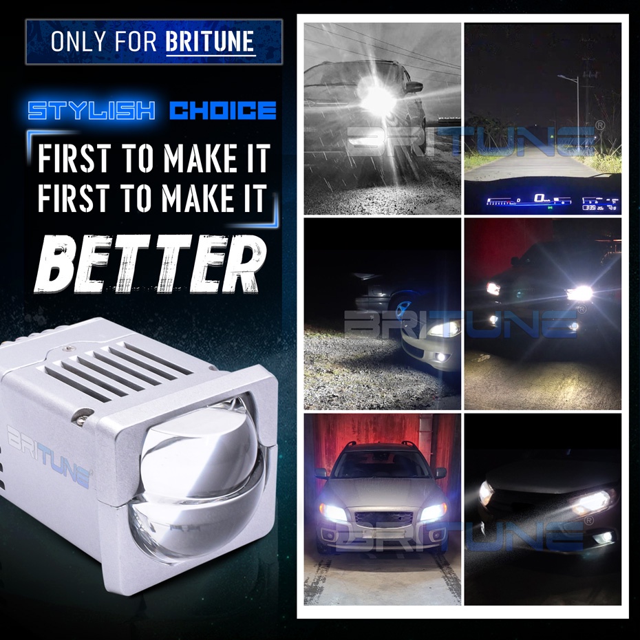 Đèn Pha LED 2 inch 110W 10000 LUX Chất Lượng Cao Cho Xe Hơi / Xe Máy