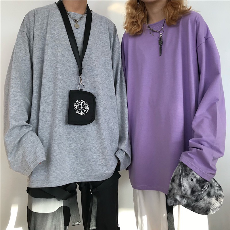 Áo thun tay dài thời trang mùa thu trẻ trung cho nữ