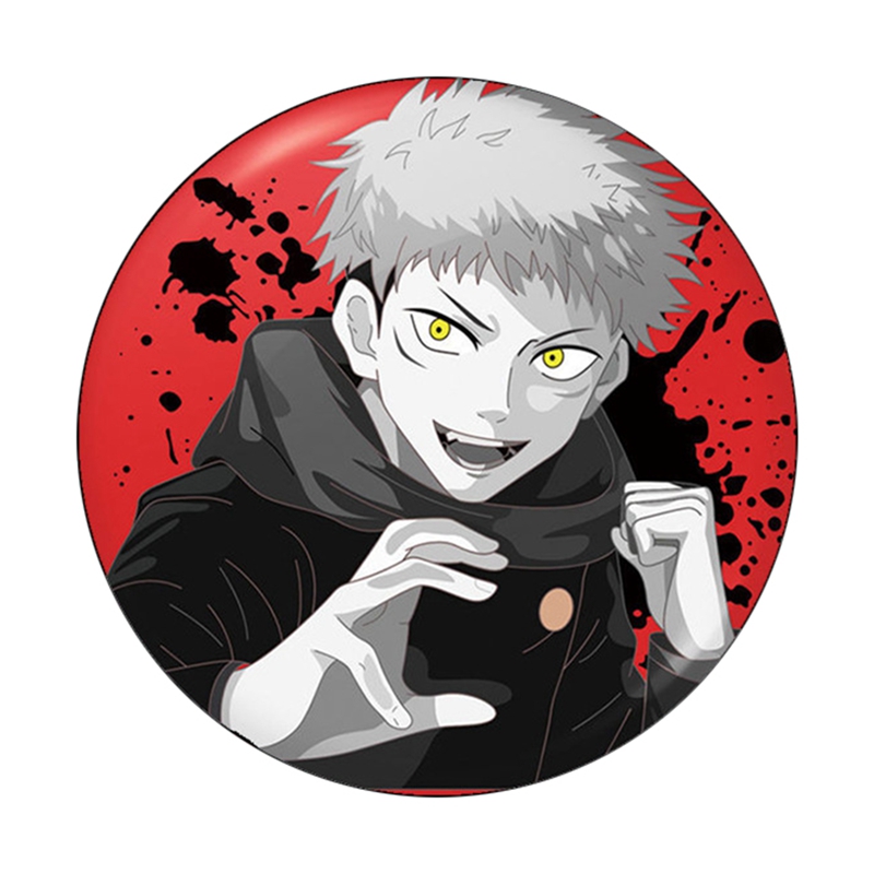 Huy hiệu cài áo nhân vật Jujutsu Kaisen trong anime MEGUMI đáng yêu