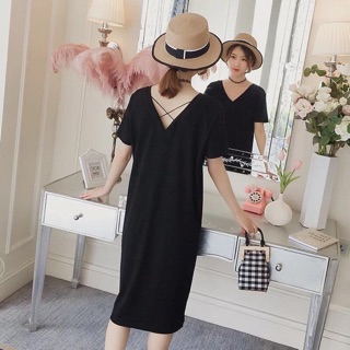 Combo váy cổ v