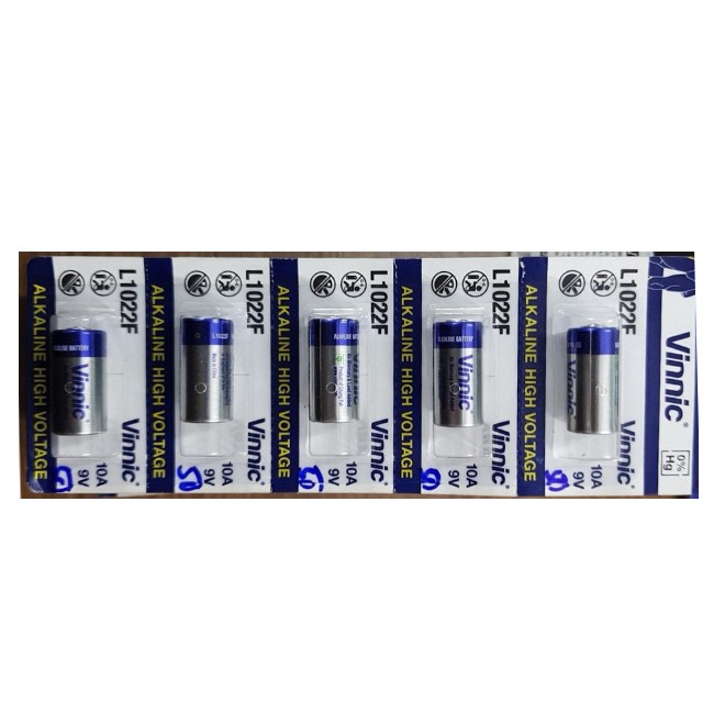 Pin L1022F 10A-9V Vinnic / 1 vỉ gồm 5 viên