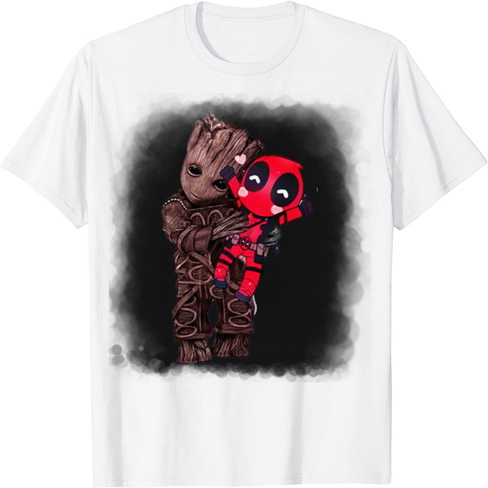 Áo Thun In Hình - Groot và Deadpool Groot - TH3709