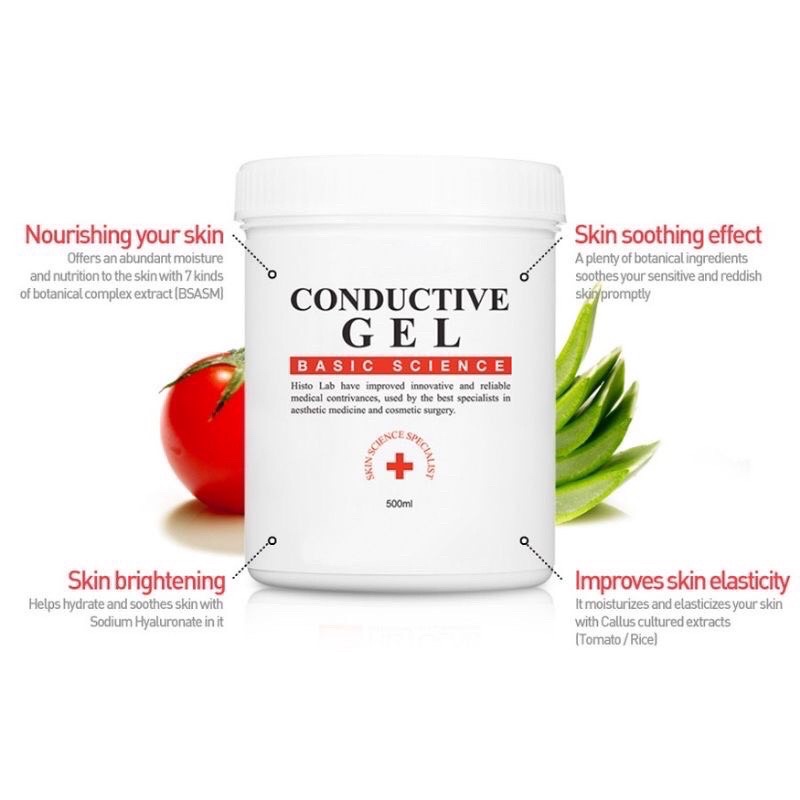 GEL DẪN HISTO CONDUCTIVE GEL LÀM DỊU DA - Histolab
