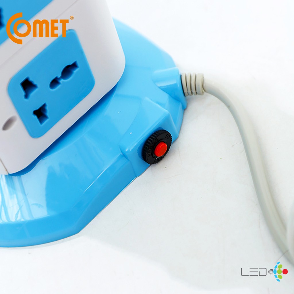 Ổ cắm điện kiểu tháp đa năng có cổng USB Comet 6703