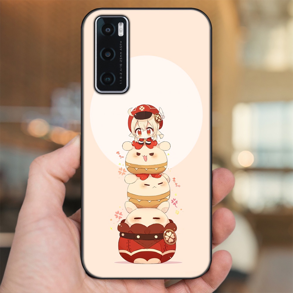 Ốp lưng Vivo V20 SE viền đen in hình Klee Genshin Impact