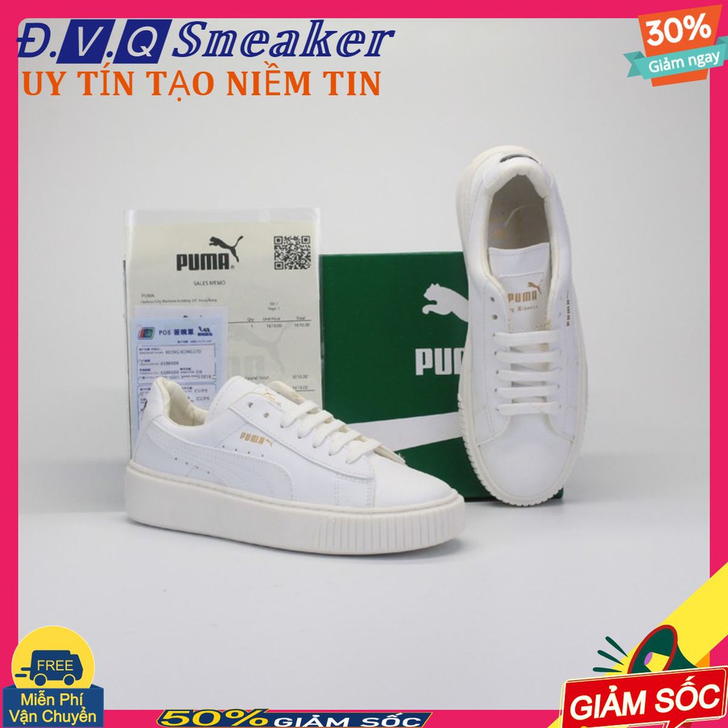 [FREE SHIP - HOTTREND] . 🔥Giày thể thao 𝐏𝐔𝐌𝐀 Full trắng cao cấp PTT1  Đ.V.Q Sneaker