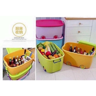 Thùng đựng đồ chơi cho bé hình oto