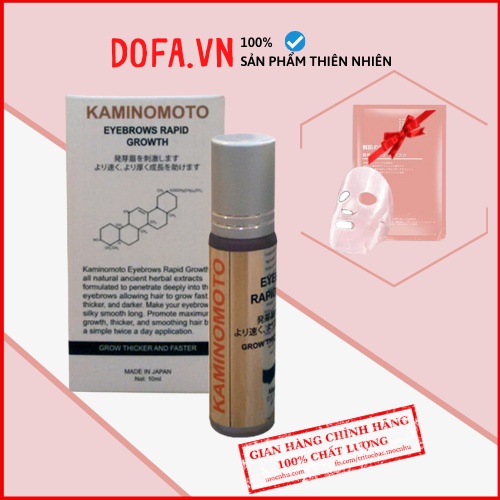 Serum KAMINOMOTO Nhật Bản Kích Thích Mọc Mày 10ML