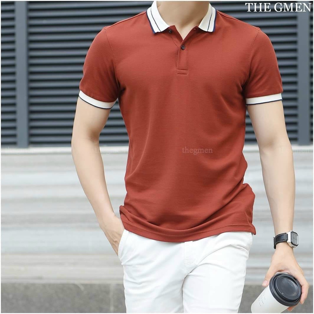 Áo polo nam ngắn tay Aru shop vải cotton cá sấu cao cấp