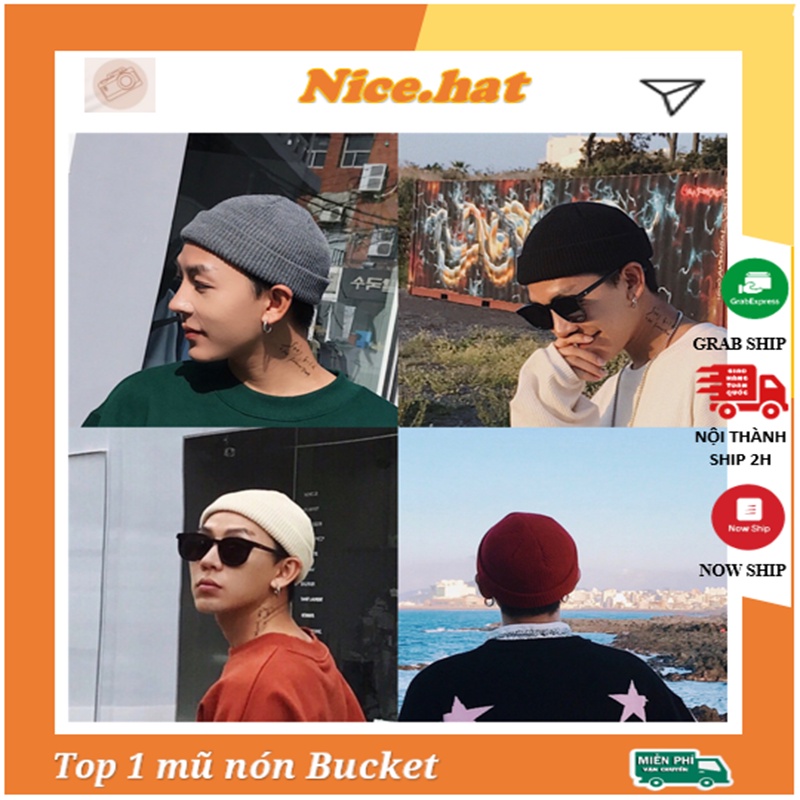Nón Beanie Nhiều Màu - Mũ Len Beanie phong cách Hàn Quốc Unisex