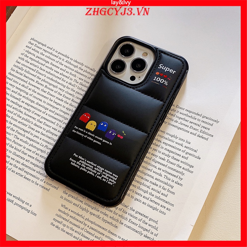 Ốp Điện Thoại IMD Silicone Hình Pac-Man Hoạt Hình Cho IPhone 7/8 Plus XS XR XSmax 11 12 Pro Max 13 Pro