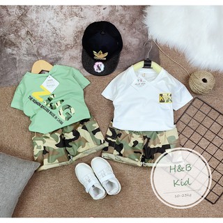 Hàng Cao Cấp - Set Cotton chuẩn quần thô đũi rằn ri - Quần áo trẻ em