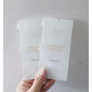 Miếng dán full mặt trước, sau PPF cho Samsung Galaxy Note 20, Samsung Galaxy Note 20 Ultra chống xước