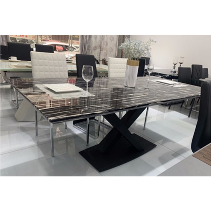 Bàn Ăn Đẹp Sang Trọng Mặt Đá HHP-BA852-20 Cao Cấp
