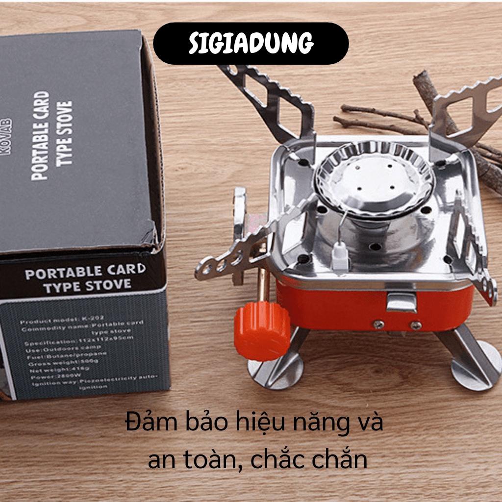 [SGD] Bếp Gas Mini - Bếp Du Lịch Siêu Nhỏ Gọn Tiện Lợi, Tiết Kiệm Gas Tặng Kèm Túi 6360