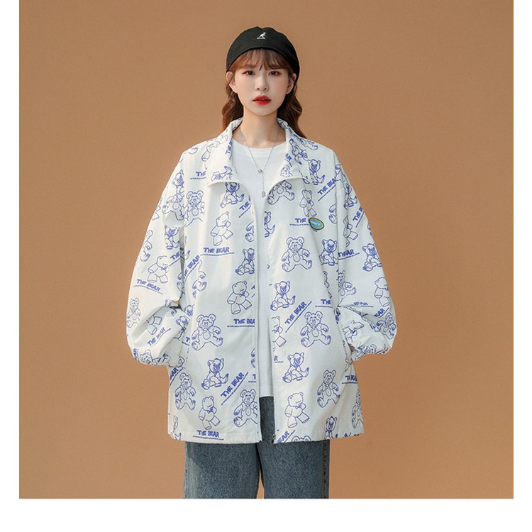 Áo khoác IFNICEFUTURE dáng rộng thiết kế thời trang mùa xuân dành cho cặp đôi