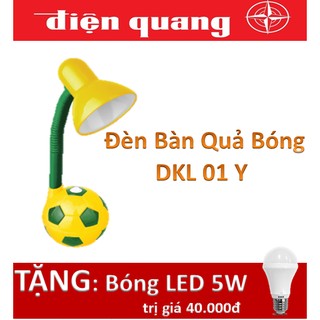 Đèn bàn ĐIỆN QUANG quả bóng - TẶNG BÓNG LED 5W