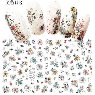 Sticker dán móng họa tiết trái cây