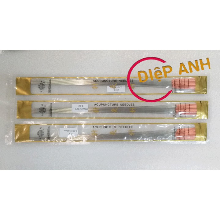 01 túi 20 kim trường châm dài 30cm- Đại trường châm