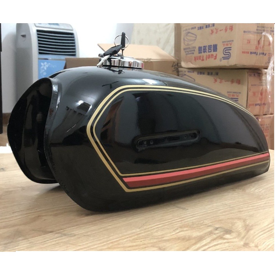 BÌNH XĂNG ĐỘ CD70 / CD90 💎Thùng xăng Sơn tĩnh điện 3 lớp dầy dặn chỉ viêc dùng , phù hợp độ Cafe racer, honda 67, Win..